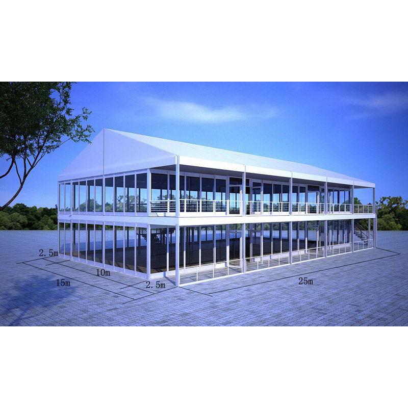双层活动篷房展会欧式篷房仓储展销帐篷铝合金户外工业帐篷