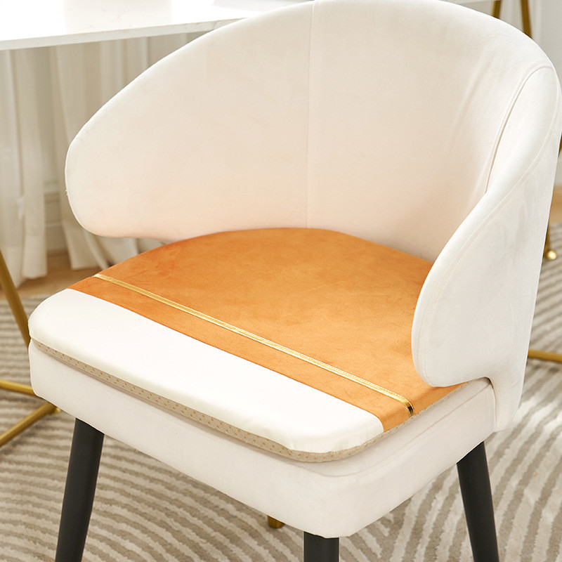 rp4t批发可现代马蹄形椅子垫子坐垫办公室椅子靠垫轻奢餐椅垫四季