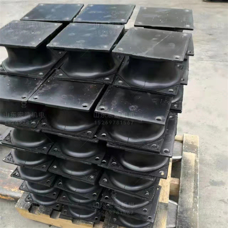 挖机液压平板夯配件减震胶块小型压路机橡胶减震垫图片