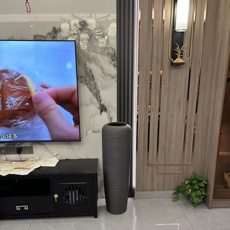 复古做旧陶罐景德镇陶瓷花器客厅组合插花落地大花瓶粗陶玄关摆件,鲜花速递/花卉仿真/绿植园艺,花盆,淘宝优惠券,粉丝福利购,淘宝优惠卷