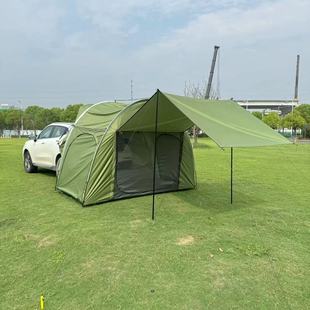 户外露营升级带网纱延伸前厅天幕suv帐篷车尾帐篷车后一体帐篷