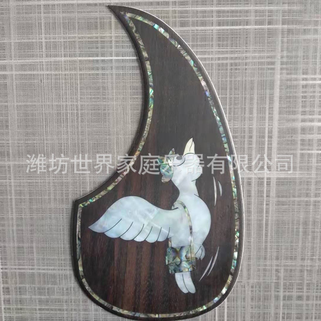 吉他护板螺钿镶嵌工艺 木质吉他护板配件