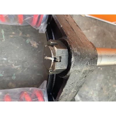 工地电动三轮车前减震器总成单卡板外簧减震柱载重三轮车前叉减震