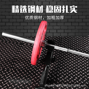 杠铃片片器铃片硬拉哑铃杆杠铃便携换换装置全胶竞技片支架
