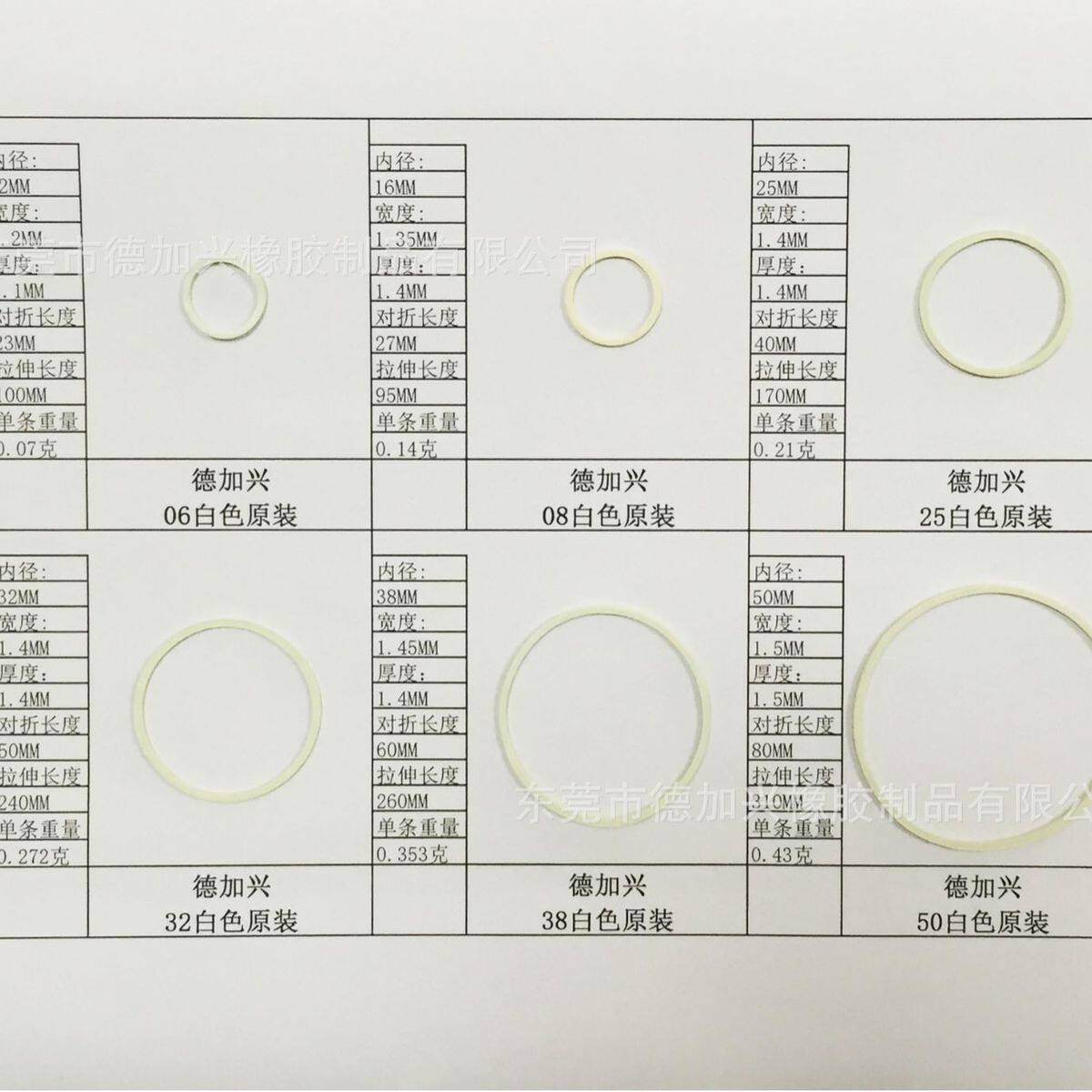 橡皮筋批发高弹力白色现货橡胶圈橡皮圈