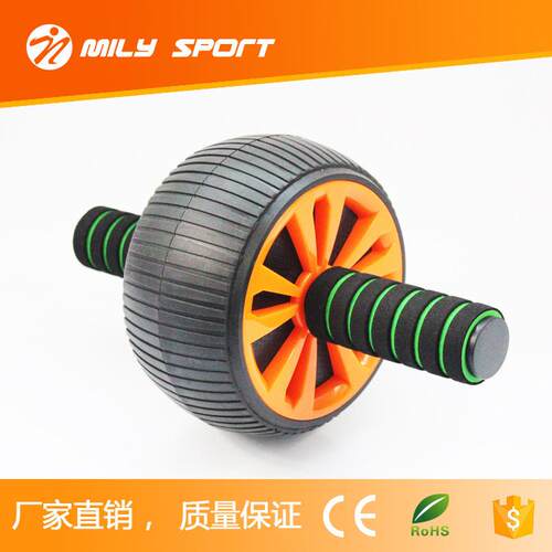 新款超宽稳定防滑健腹轮静音ab轮腹肌轮腹肌轮