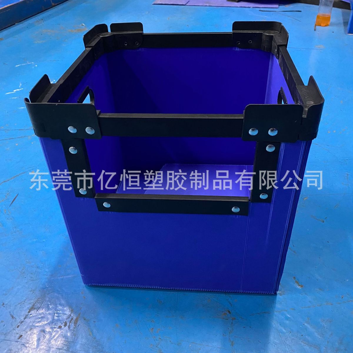 塑料骨架开口箱pp中空板周转箱产品分类可折叠开口箱防静电折叠箱