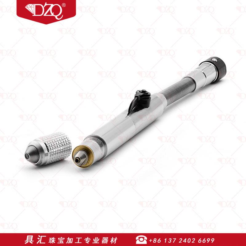T38吊机手柄吊磨机加长版磨头直磨机配件弹簧手柄磨打头雕刻机头