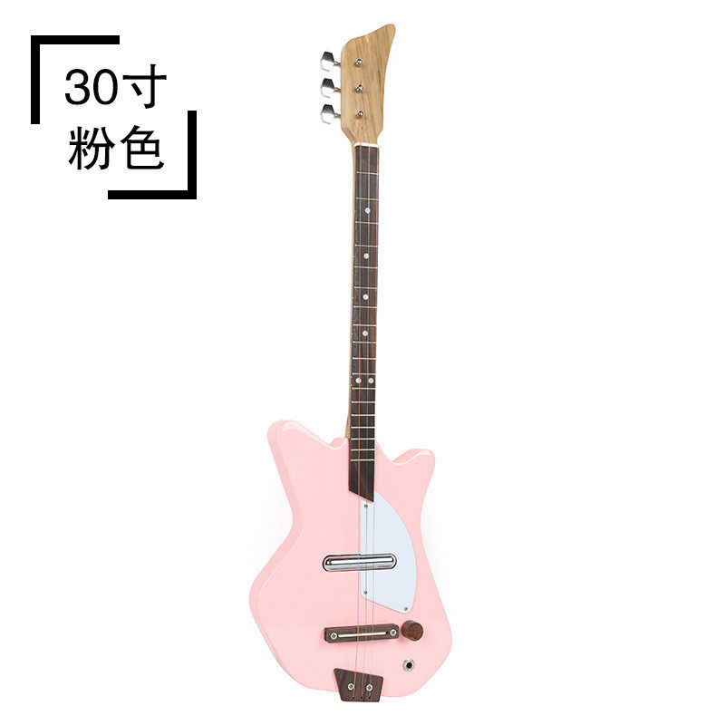 三弦电吉他成人学生儿童初学吉他拼装木制练习吉他益智吉,乐器/吉他/钢琴/配件,琵琶,淘宝优惠券,粉丝福利购,淘宝优惠卷