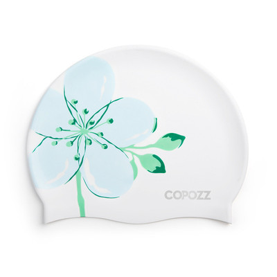 copozz泳帽女大号防水硅胶勒头长发护发护耳成人可爱不游泳帽时尚