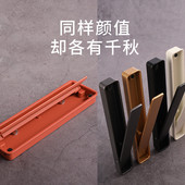 锌合金小白色巴士暗拉手 现代简约橱柜衣柜暗扣嵌入式 意式 款