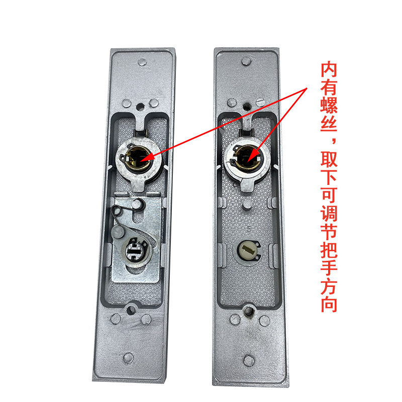 不锈钢无钥匙卫生间门锁洗手间通用厕所门带钥匙通用型门把手拉手