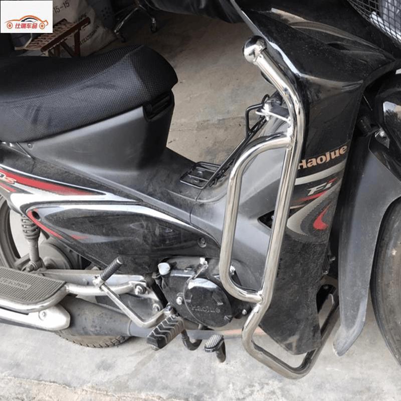 适用豪爵弯梁摩托车UG110-8/UD110/HJ110-8专用前护杠保险杠