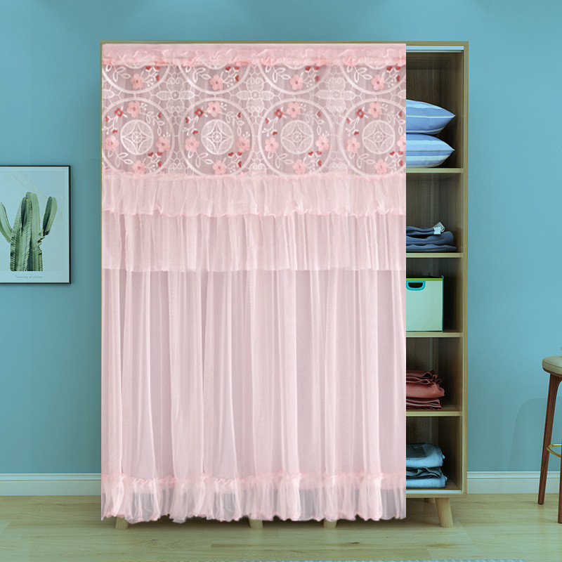 橱柜书柜自粘式厨房家用防尘遮挡帘可订餐边柜鞋柜帘子布隔断新品