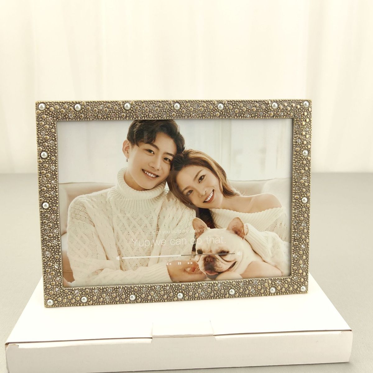 批发手工大尺寸电镀金属相框10画框婚纱照挂墙大照片桌摆全家福寸