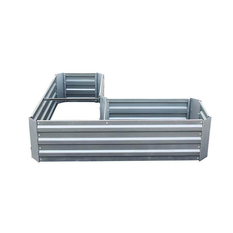 户外蔬菜园艺花园种植箱l型种植花床金属镀锌板花园床种植床,鲜花速递/花卉仿真/绿植园艺,花盆,淘宝优惠券,粉丝福利购,淘宝优惠卷