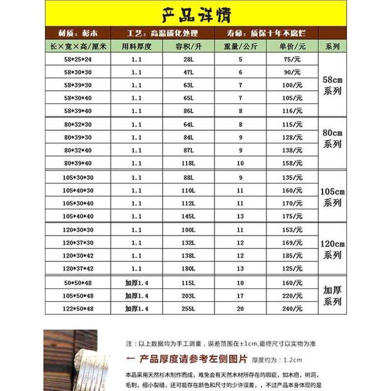 碳化木花箱户外防腐木种菜特大长方形实木花槽阳台木质种植箱花盆
