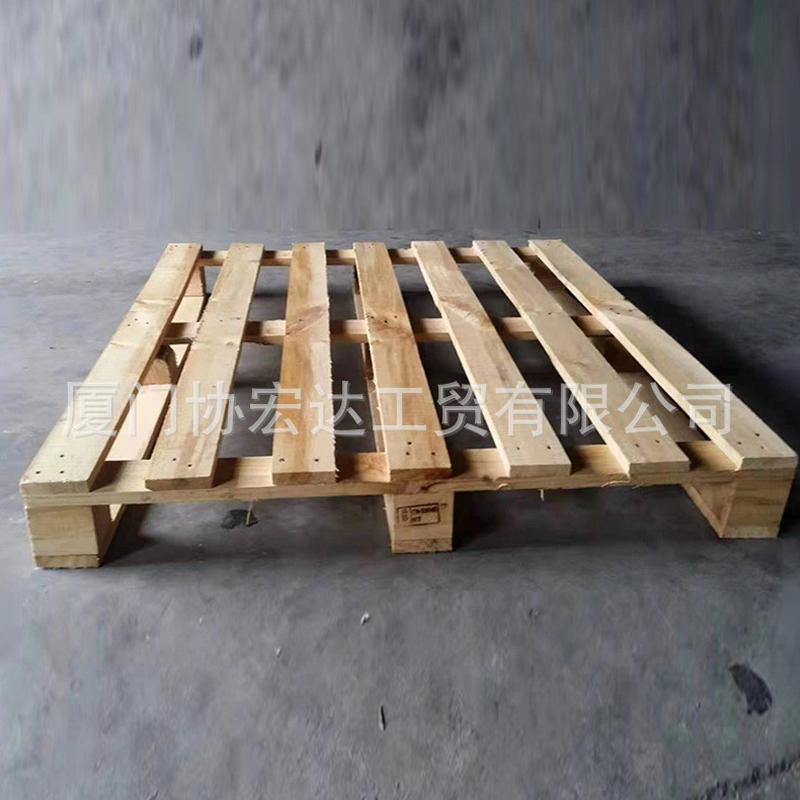 进仓库周转木托盘免熏蒸木托板川字型木栈板二面物流叉木卡板批发