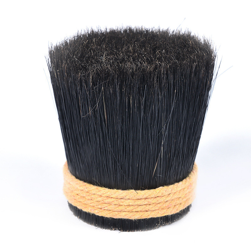 批发水洗猪鬃搓澡沐浴刷工业无柄油漆水洗猪鬃刷抛光打磨圆盘刷黑