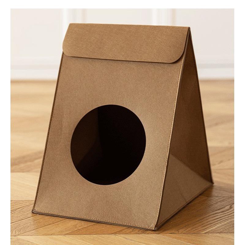 毛毡猫窝房子多功能毛毡帐篷猫窝四季通用透气宠物保温可折叠猫窝