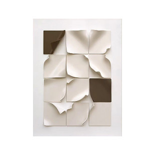 MW.ART立体浮雕奶油风挂画现代简约客厅装 饰画高级感设计师玄关画