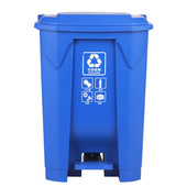 脚踏式 分类垃圾桶45l加厚大号工业87l商用清洁塑料厨房垃圾箱