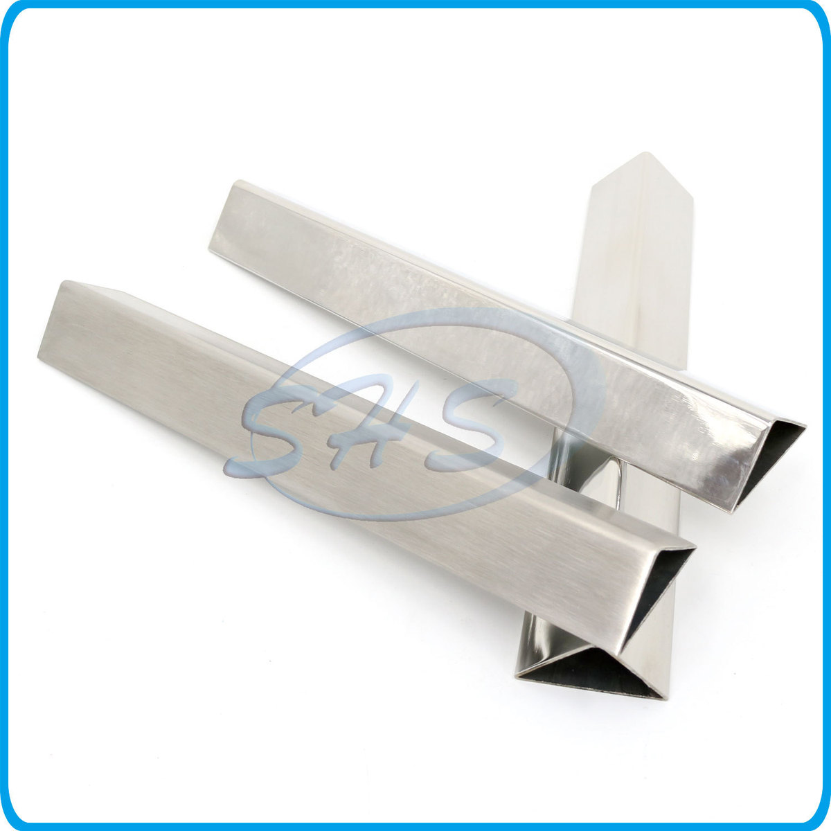 sus304材质不锈钢三角形管 表面镜面 长度可以零切 适用机械设备