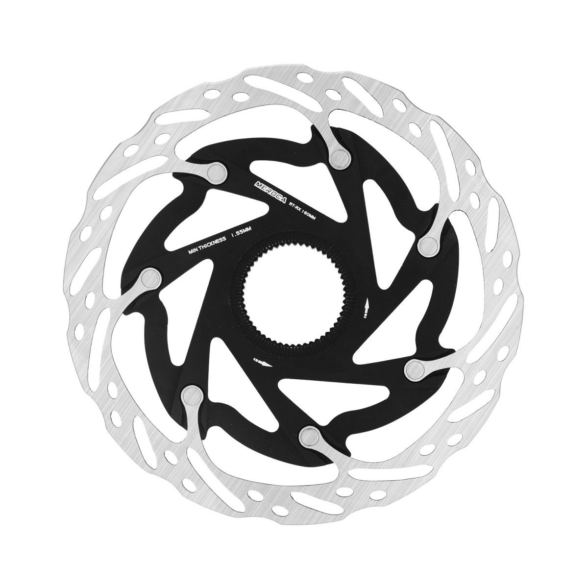 热销MEROCAXR140/160mm中锁/六钉碟片公路自行车碟刹片山地车刹车