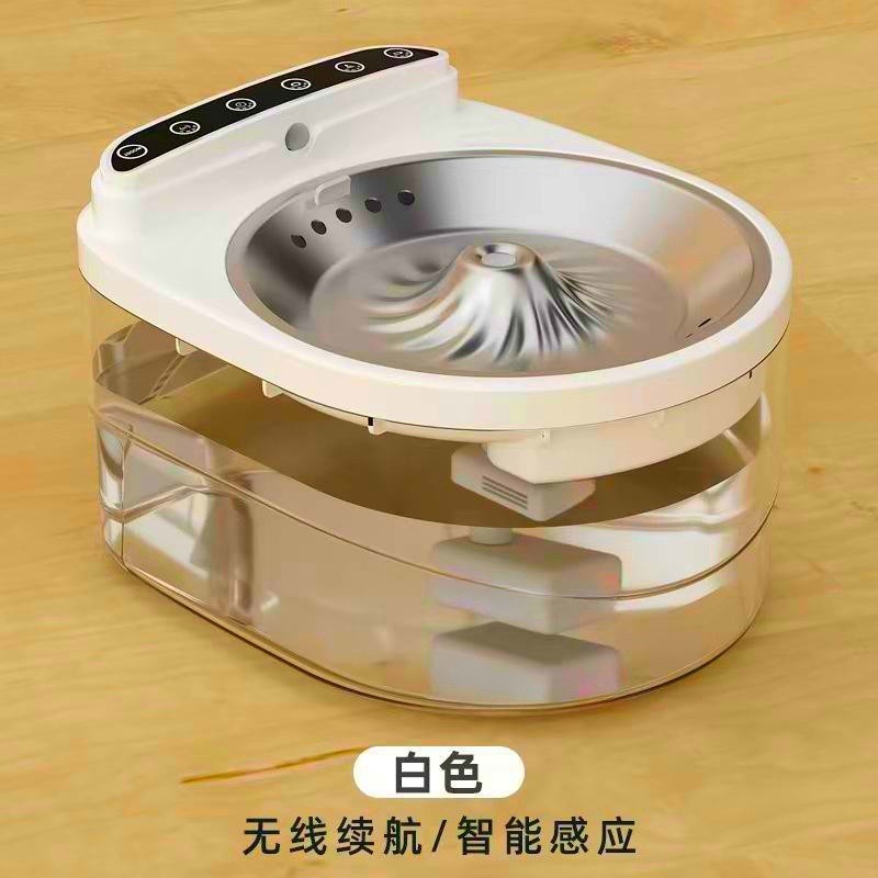猫咪智能不锈钢饮水机无线自动循环可充电静音喝水器饮水器猫活水