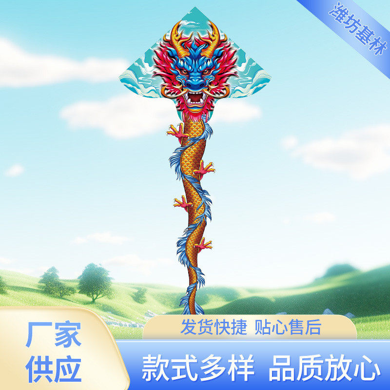 金鱼风筝风筝儿童小孩微风易飞潍坊软体批发多规格新款户外风筝