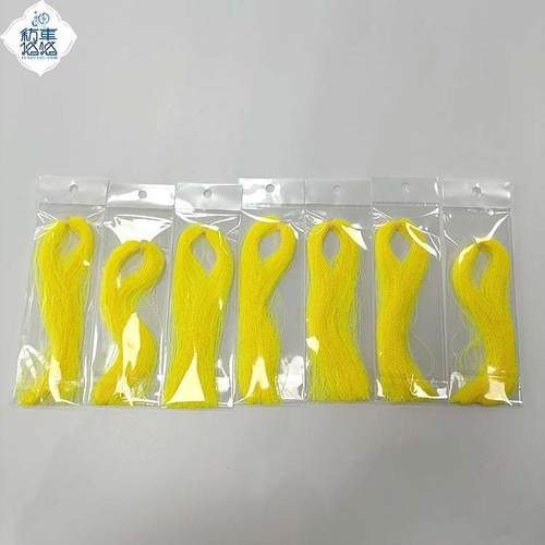 夜光螺旋亮丝绑鱼钩发光丝线厂家钩7包发光丝线夜钓发光绑供应丝