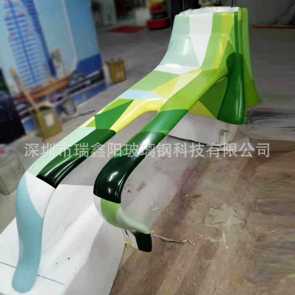 玻璃钢商场长椅休闲儿童乐园花盆组合座椅个性艺术手指椅卡通彩绘
