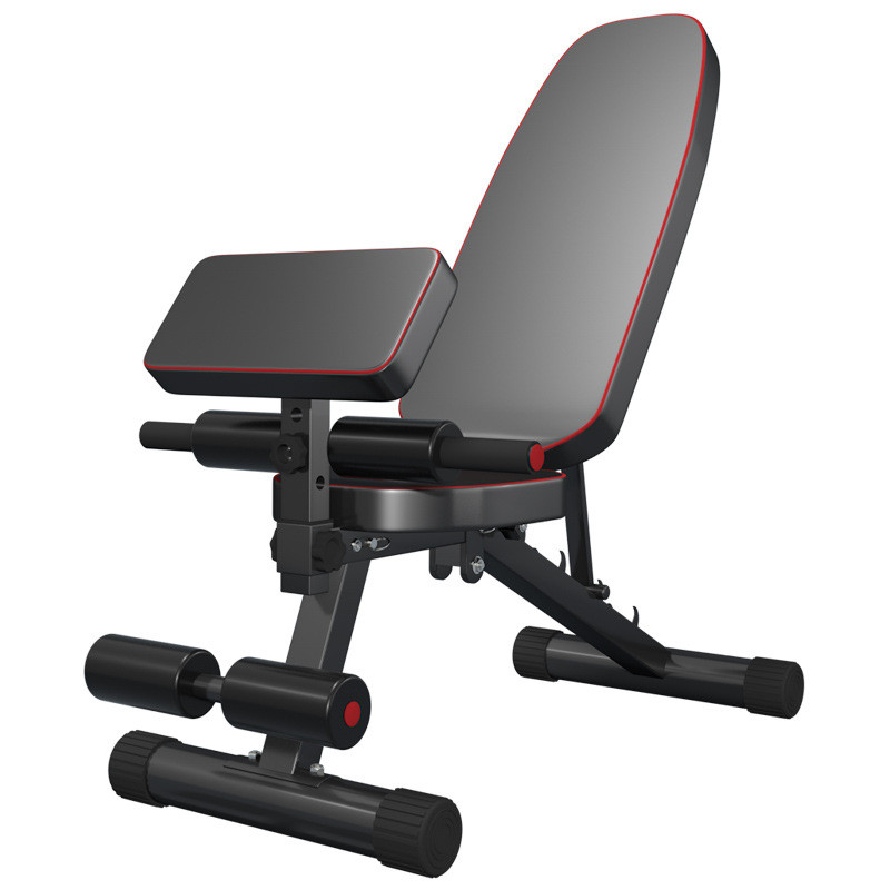 哑铃健身椅多功能健身椅仰卧起坐板飞鸟卧推凳子专业折叠凳家用