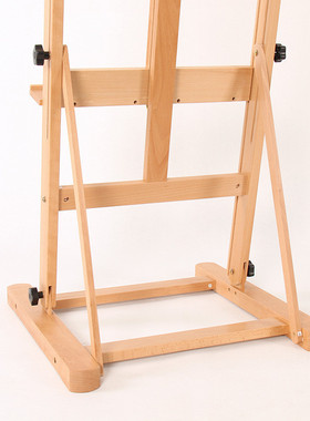 w02b双丰牌榉木落地展架国画木质绘画画架画室展示架