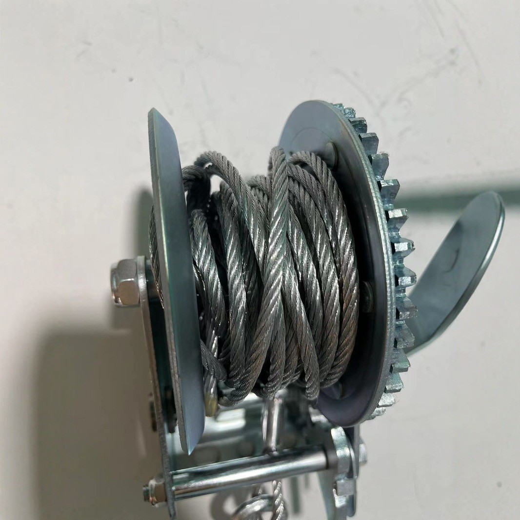 现货手动小型起重绞盘葫芦吊机手动卷扬机钢丝绳牵引提升绞盘绞车