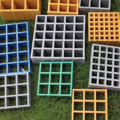 厂家高承重鸽洗车房排水板玻璃钢格栅盖板耐磨损舍养玻璃钢格栅