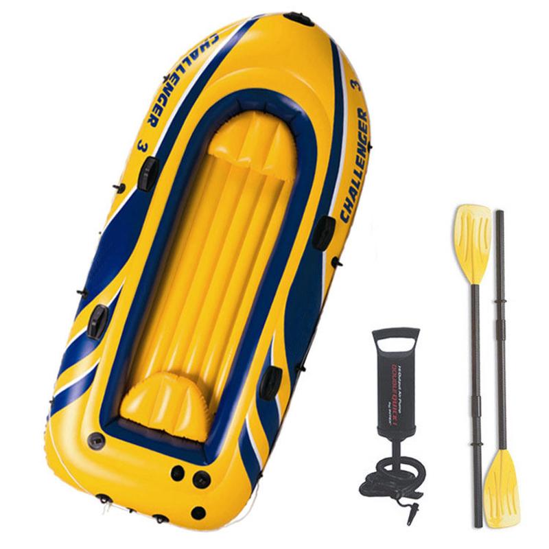 海鹰三人四人充气船橡皮船皮划艇充气钓鱼船