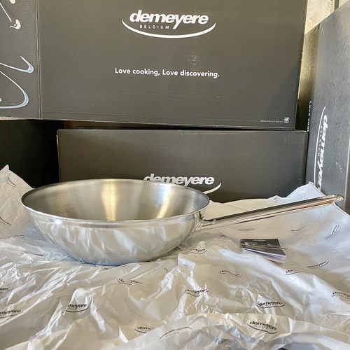 德代高端DEMEYERE系列apollo七层锅底中式炒锅比利时制造家用全新