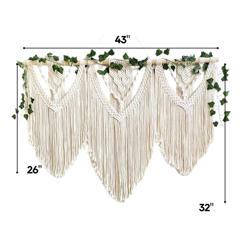 挂毯装饰大尺寸可拆分创意家居手工编织简约现代客厅卧室壁毯
