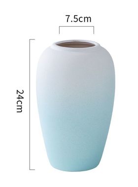 现代简约餐桌客厅台面高插花摆件复古水培花瓶仿真花插花创意花盆