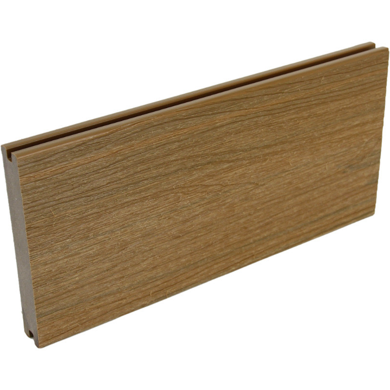 定制二代户外挤实心木塑地板露台花园庭院共室外塑木板145*23