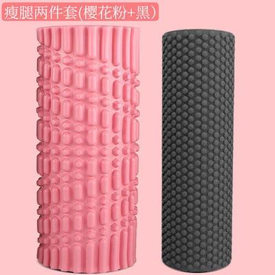 厂家瑜伽泡沫轴狼牙棒按摩滚轴肌肉放松瘦腿实心硬瑜伽柱健身用品