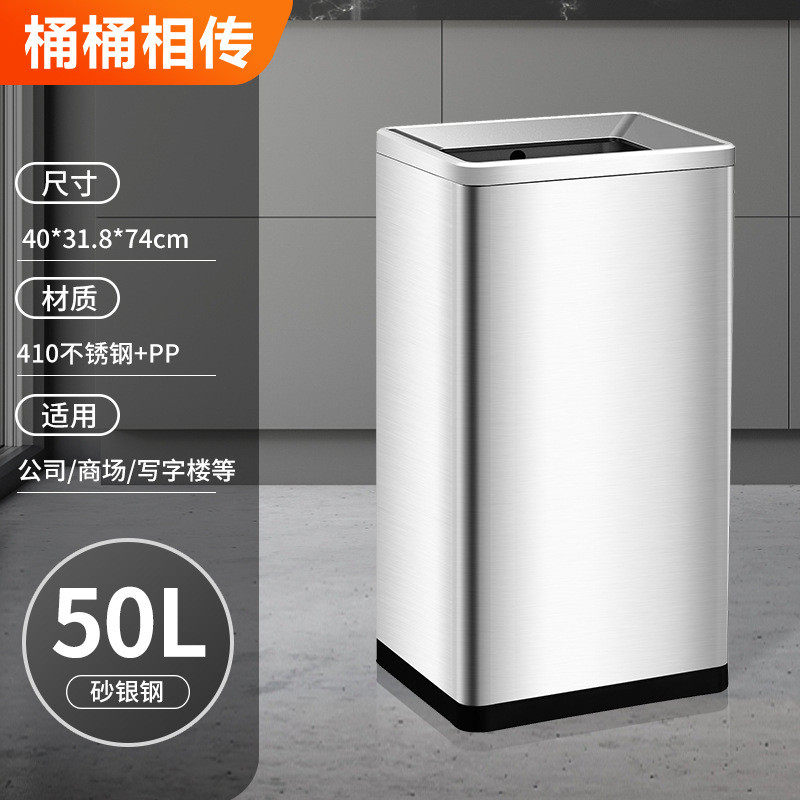 桶桶擦手纸不锈钢垃圾桶家用厨房大容量商用大号相传垃圾桶卫生间