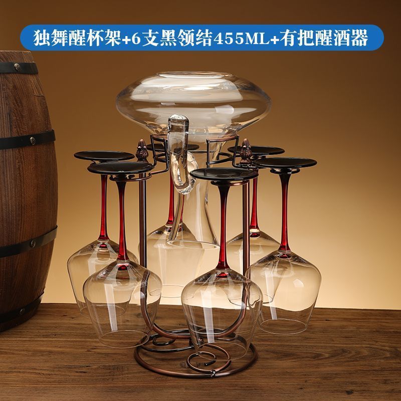 f諃1家用红酒杯架倒挂高脚杯醒酒器架悬挂创意葡萄酒装饰欧式酒具