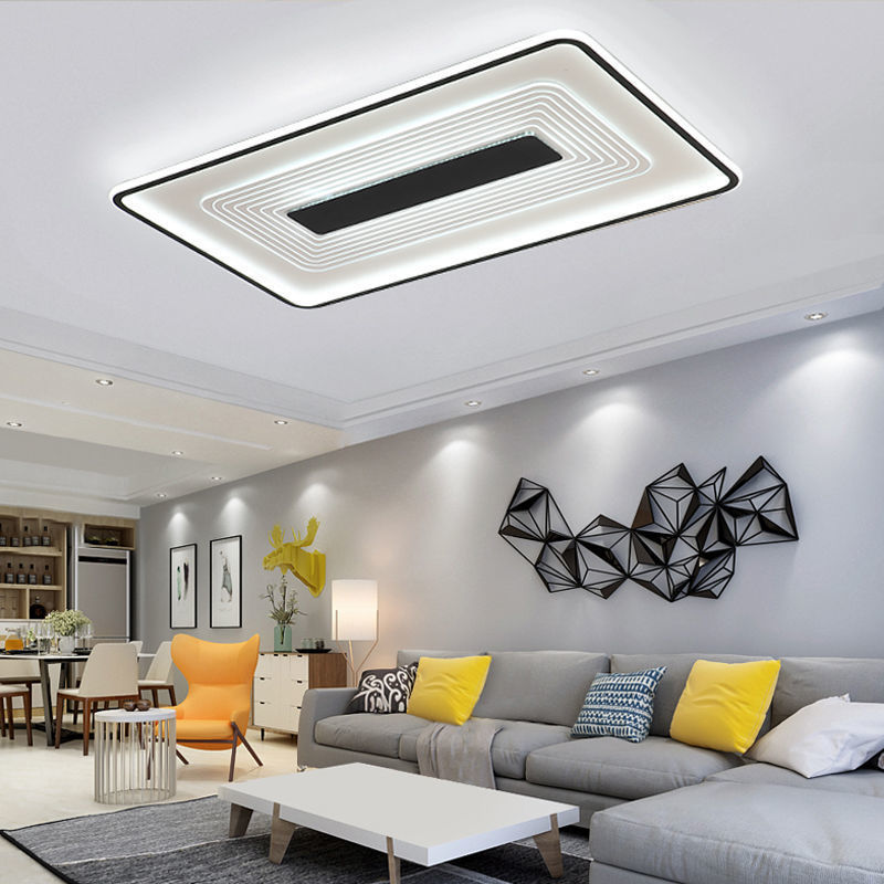 灯具大全客厅灯长方形led吸顶灯大厅卧室灯轻奢简约现代家用灯饰