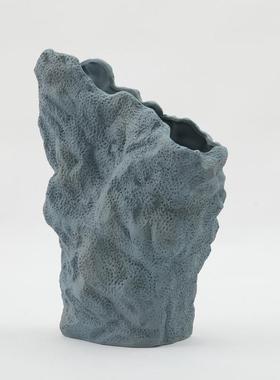 白色陶瓷花瓶花盆北欧现代创意家居客厅样板间插花装饰品批发软装