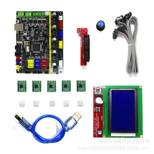 热销3d打印机配件v1.0主板显示屏12864套件a4988步进电机驱动