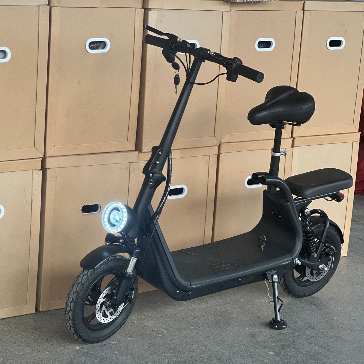 2024厂家直供新款coolbaby超大容量电动滑板车代步车买菜车