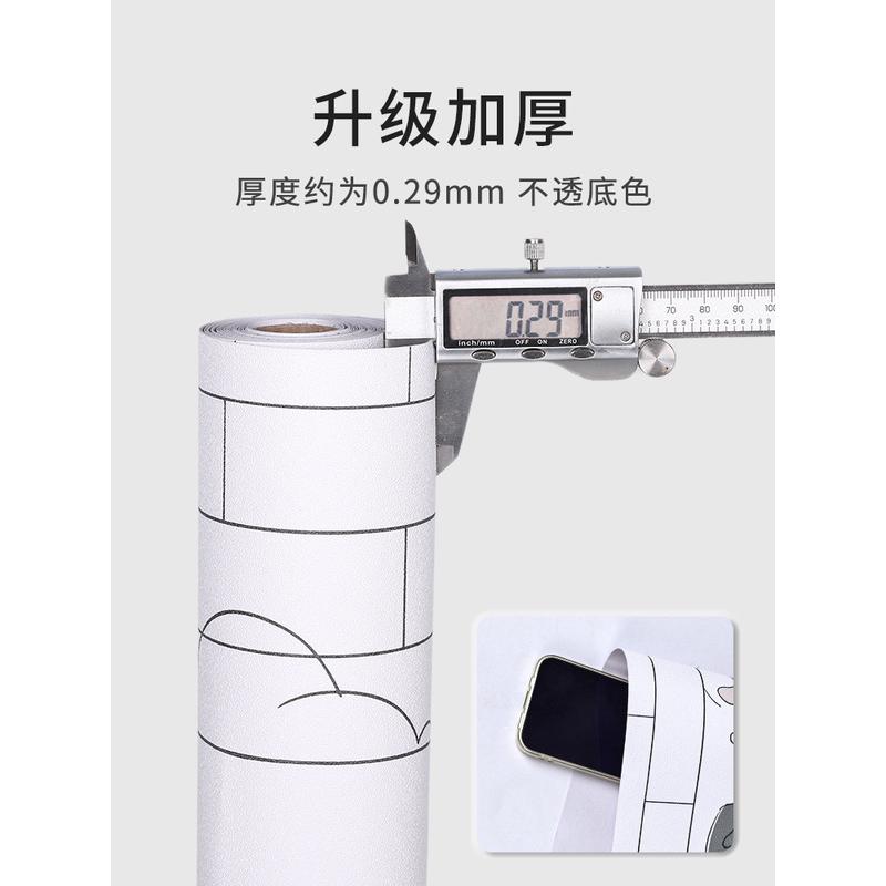 热销2toe桌面贴纸书桌防潮加厚桌纸学习桌防水自粘墙纸旧桌子柜子