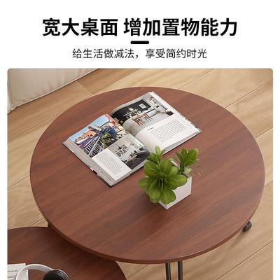 实木可折叠小圆桌方桌户外便携式矮桌小户型茶几角几客厅茶台定制
